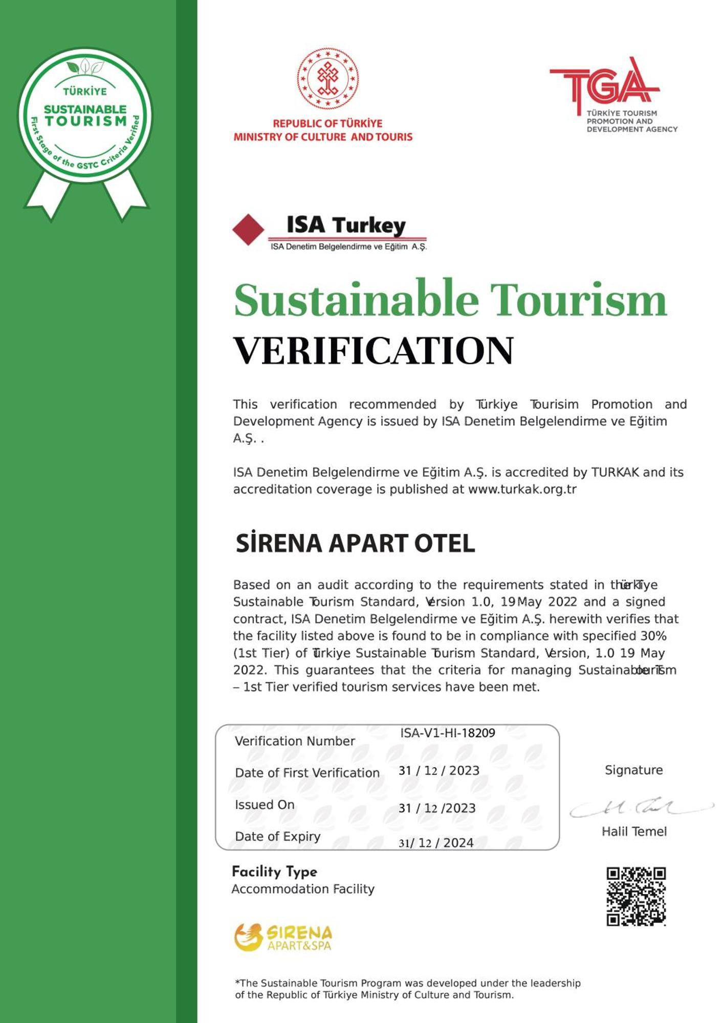 Sirena Apart & Spa Antalya Exterior foto